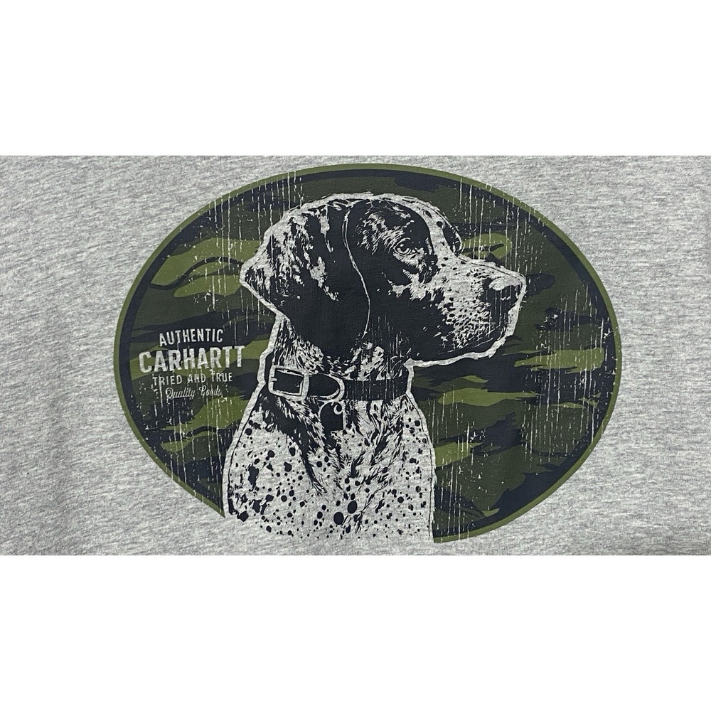 Carhartt Long Sleeve Dog Graphic Pocket Shirt Big Kid Large (14-16) Womens XS